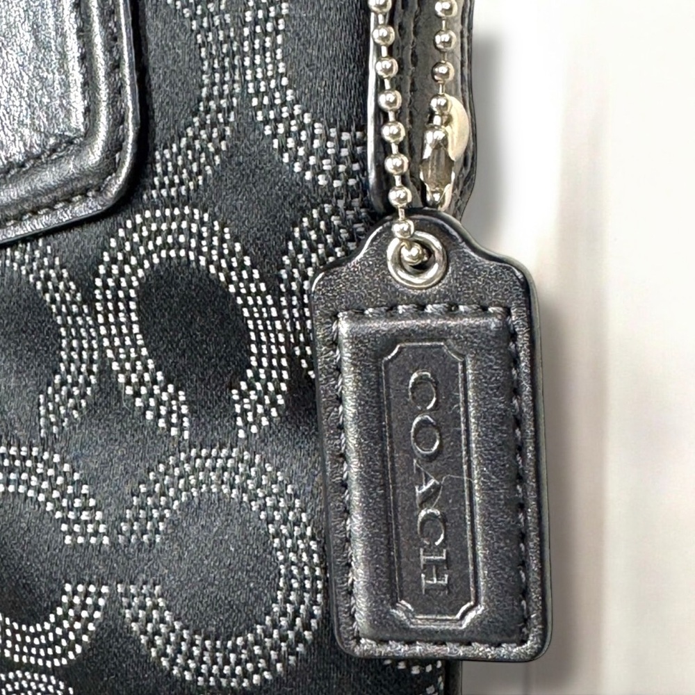 💛SOLD💛 Coach Madison Dotted Op Art Swingpack Crossbody with Wallet Set - Picture 6 of 16